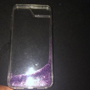 iPhone 8+/iPhone 7+ purple glitter case